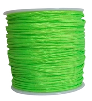 50 m. neongrøn knyttesnor. 1,5 mm